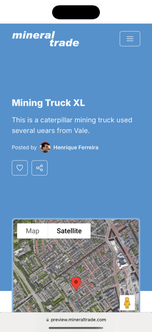 Mineral Trade - Mobile